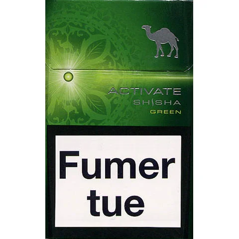 Cartouche de cigarettes Camel Activate Shisha Vert