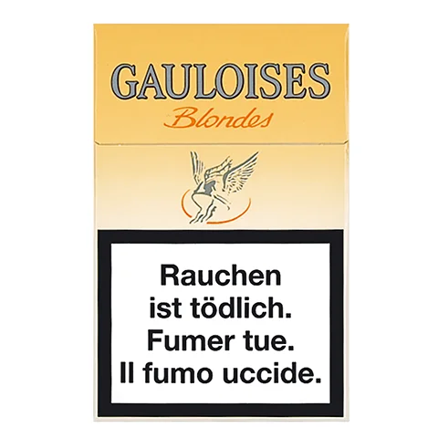 Cartouche de cigarettes Gauloises Blondes Jaunes