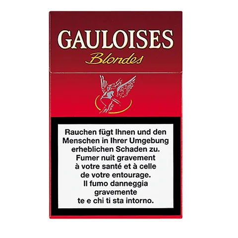 Cartouche de cigarettes Gauloises Blondes Rouges