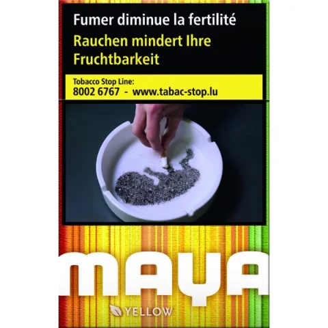 Cartouche de cigarettes Maya Jaune