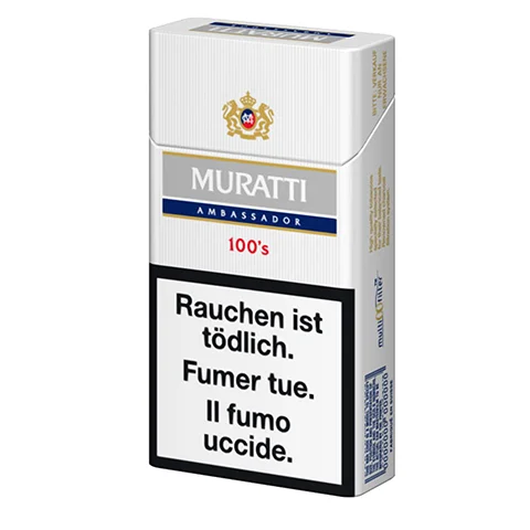 Cartouche de cigarettes Muratti Ambassador Silver 100s