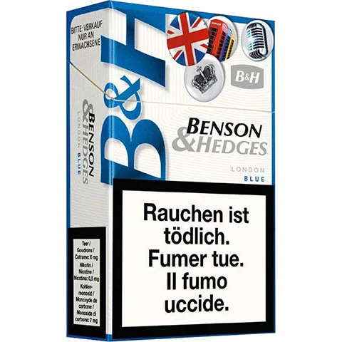 Cartouche de cigarettes Benson & Hedge London Blue