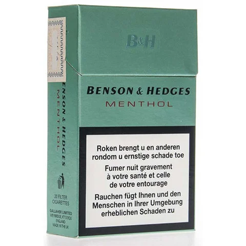 Cartouche de cigarettes Benson & Hedges Menthol